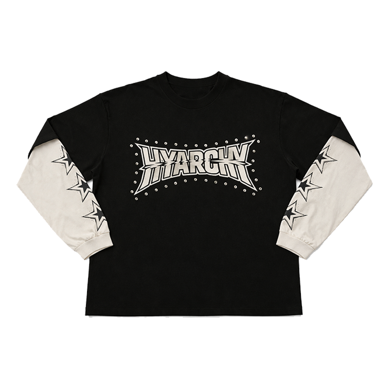 HYARCHY "Original Logo" DOUBLE LAYER TEE