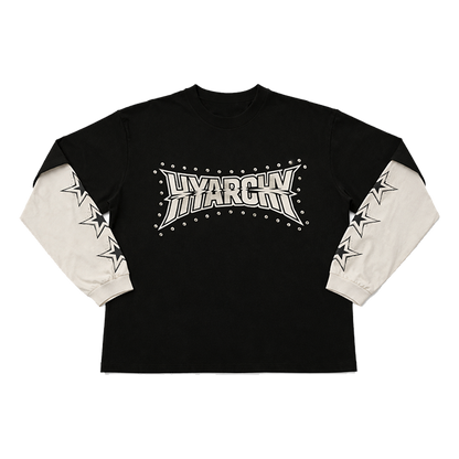 HYARCHY "Original Logo" DOUBLE LAYER TEE