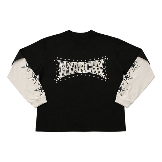 HYARCHY "Original Logo" DOUBLE LAYER TEE